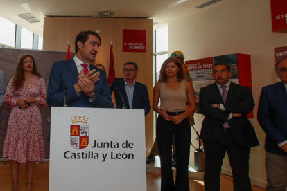 El consejero de Medio Ambiente, Ordenación del Territorio y  Vivienda de la Junta de Castilla y León, Juan Carlos Suárez Quiñones. MIGUEL F. B.