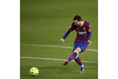 Messi volvió a fallar en el remate final. ALEJANDRO GARCÍA