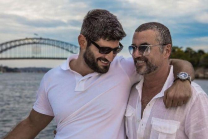 Fadi Falaw ha publicado en su Instagram esta imagen con Gerge Michael.