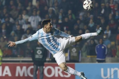 Leo Messi, durante uno de sus últimos duelos con Argentina.