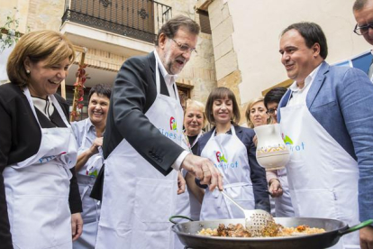 Mariano Rajoy en su intervención este sábado.