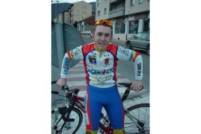 El joven ciclista lacianiego, Jonathan Gutiérrez