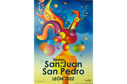 Cartel que anuncia las fiestas de San Juan y San Pedro 2022. DL
