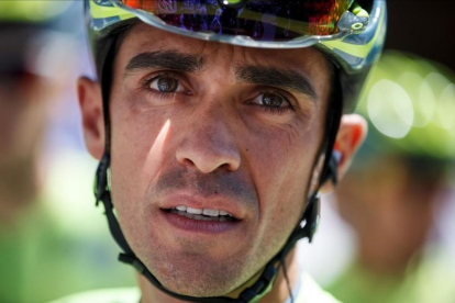 Alberto Contador fotografiado en Burgos.