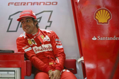 Fernando Alonso, el sábado en Silverstone.
