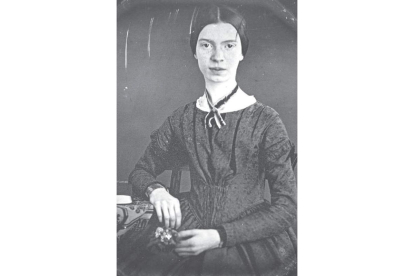Emily Dickinson, en la imagen de la portada de Sabina editorial.