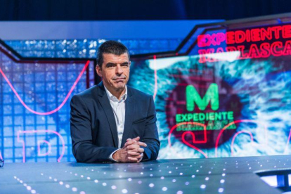 Manuel Marlasca, en el plató del nuevo programa de La Sexta Expediente Marlasca: historias de malos.