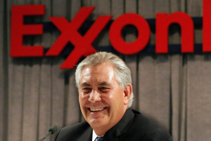 Rex Tillerson, presidente de Exxon Mobile.