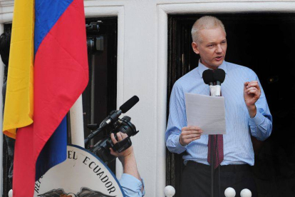 Assange, el pasado 19 de agosto.