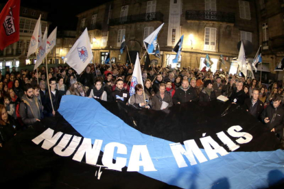 Una manifestación del movimiento ciudadano ‘Nunca Mais? el pasado 15 de noviembre.