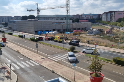 Accidente en la avenida de la Universidad. DL