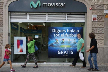 Promoción de retransmisiones de fútbol de Movistar+ para la temporada 2018-19.