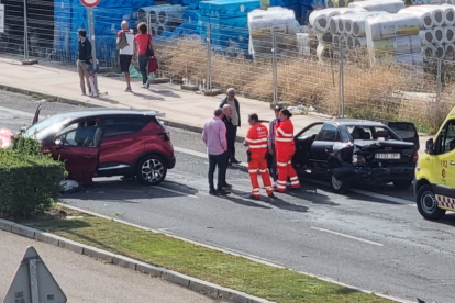 Accidente en la avenida de la Universidad. DL