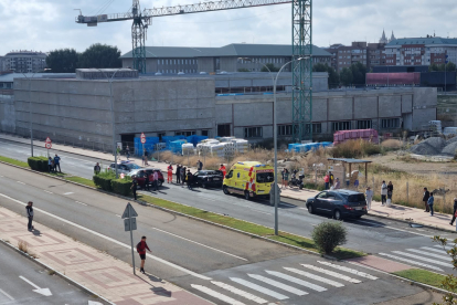 Accidente en la avenida de la Universidad. DL