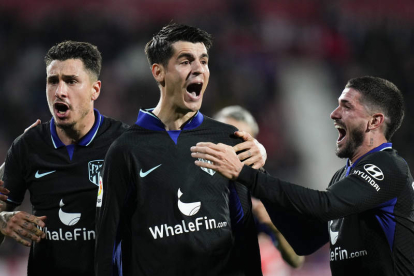 Un solitario gol de Morata le dio el triunfo al Atlético de Madrid en el campo del Girona. SIU WU