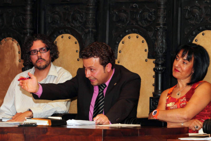 Pablo Peyuca González, del PAL, durante el debate.