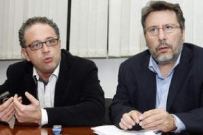 Javier Chamorro y Melchor Moreno, presidente y secretario general de la UPL, respectivamente, en una