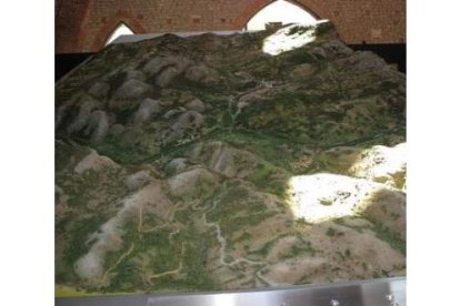 Una de las grandes piezas expuestas en el Museo de la Siderurgia y la Minería de Sabero