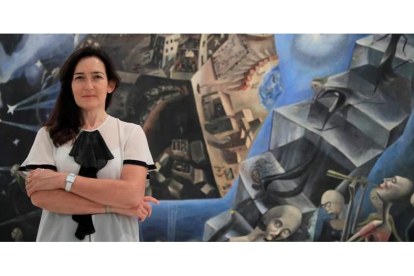 Ángeles González-Sinde en el Reina Sofía, centro de arte del que es nueva responsable. F. ALVARADO