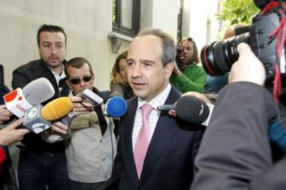 El ex alcalde de Boadilla del Monte, Arturo González Panero, a su llegada al TSJ de Madrid.