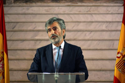 El presidente del CGPJ y del Supremo, Carlos Lesmes. TRIBUNAL SUPREMO