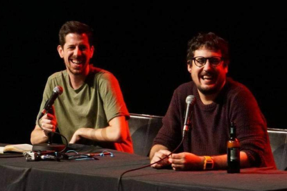 Ignasi Taltavull y Tomás Fuentes durante el show. LA RUINA