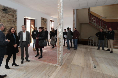 Los pisos de la Casa Villarejo aparecen ahora diáfanos. L. DE LA MATA
