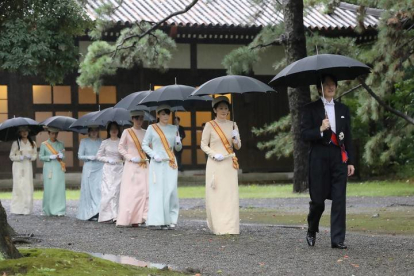 Las princesas imperiales llegan al palacio del Emperador