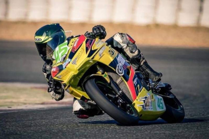 Sergio González Vallinas ha demostrado a lo largo de estos años su calidad sobre una moto. DL