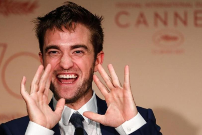 Robert Pattinson, en la presentación de 'Good time' en Cannes.