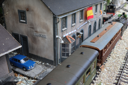 Recreación a escala G del ferrocarril minero Ponferrada-Villablino. DANIEL PÉREZ LANUZA