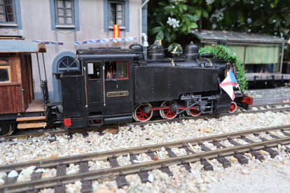 Recreación a escala G del ferrocarril minero Ponferrada-Villablino. DANIEL PÉREZ LANUZA