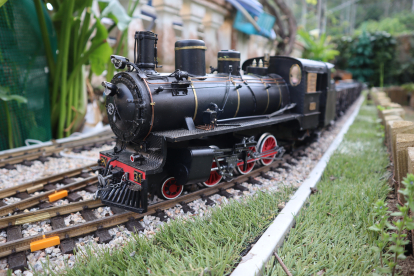 Recreación a escala G del ferrocarril minero Ponferrada-Villablino. DANIEL PÉREZ LANUZA