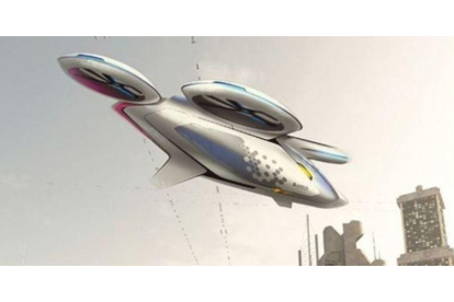 Uno de los prototipos de coche volador de Airbus.