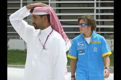 Fernando Alonso ha sacado impresiones muy positivas de su primera visita a Bahrein: «Es impesionante lo que han construido en medio del desierto».