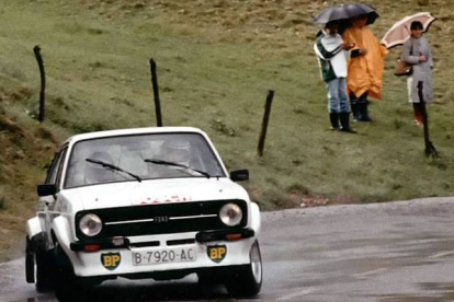 Graña se coronó campeón autonómico de rallies en el año 1983. Archivo de Urbano González