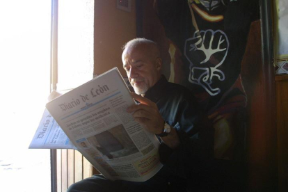 El escritor brasileño Paulo Coehlo durante una de sus visitas al Bierzo
