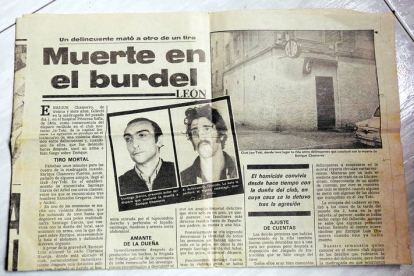 Imagen del artículo aparecido en el periódico El Caso. DL