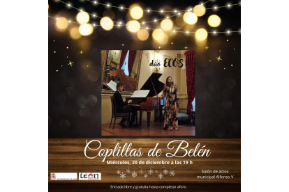 Cartel de la 'Coplillas del Belén'. DL