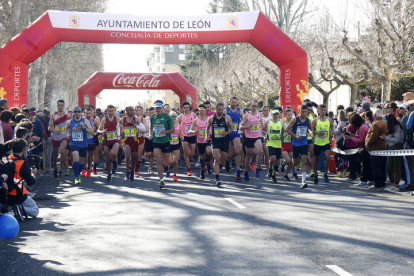 Media maratón de León. F. Otero Perandones.