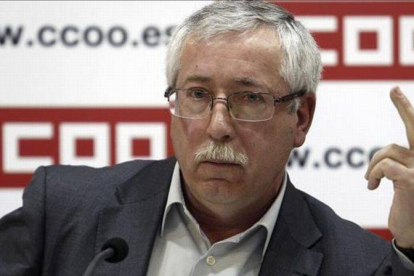 Ignacio Fernández Toxo, secretario general de CCOO.