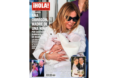 La revista ¡Hola! publicó la foto en exclusiva. EFE