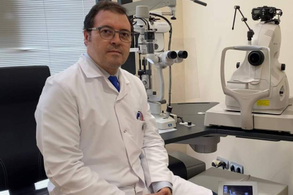 Luis Ángel Merino, decano del Colegio de Optometristas de Castilla y León. DL