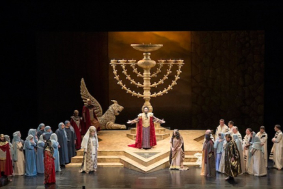 Representación de 'Nabucco'. DL