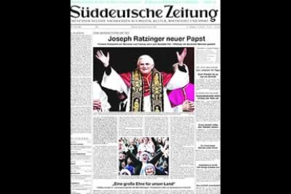En su tierra natal, en Baviera, sí que han lanzado la noticia con un llamamiento algo más atrevido. El Süddeutsche Zeitung destaca la rapidez de la elección, y subraya el aspecto cansado de su coterráneo. «Cansado, pero liberado» añaden.