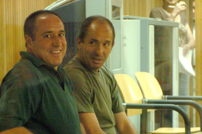 Parot y Txikierdi, durante su juicio en la Audiencia Nacional. ESPINOSA
