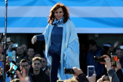 Cristina Fernández de Kirchner, el pasado martes.