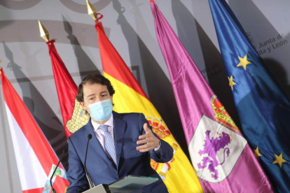 Alfonso Fernández Mañueco, presidente de la Junta, en un acto público. ANA F. BARREDO