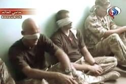 Los soldados británicos retenidos por Irán