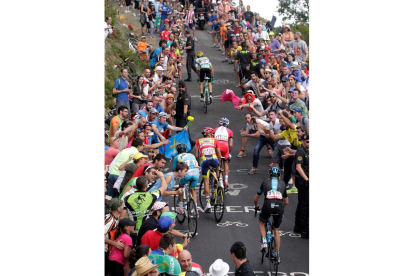 La Camperona se estrenaba en la Vuelta a España en el año 2014 con triunfo de Hesjedal. MIGUÉLEZ